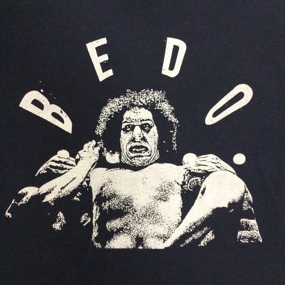 bEDO sHIRTS Andre the Giant Headlock Blue Tshirt - Picture 7 of 7